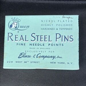 Sewing Queen Real Steel Pins